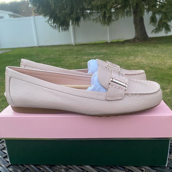 NWT/NIB Kate Spade New York Women's Cheshire Loafer Shoes PALE VELLUM Pink (9) - Picture 6 of 11